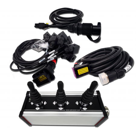 KOMPLET PANEL STERUJĄCY JOYSTICK CETOP ROZDZIELACZ